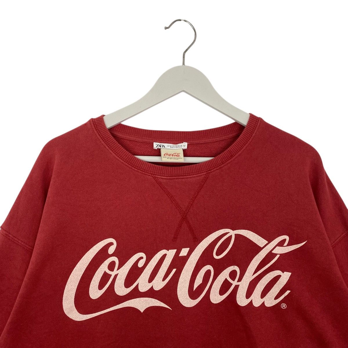 Vintage Vintage Coca Cola Sweatshirt Crewneck Big Logo Red Size L Size US L / EU 52-54 / 3 - 4 Thumbnail