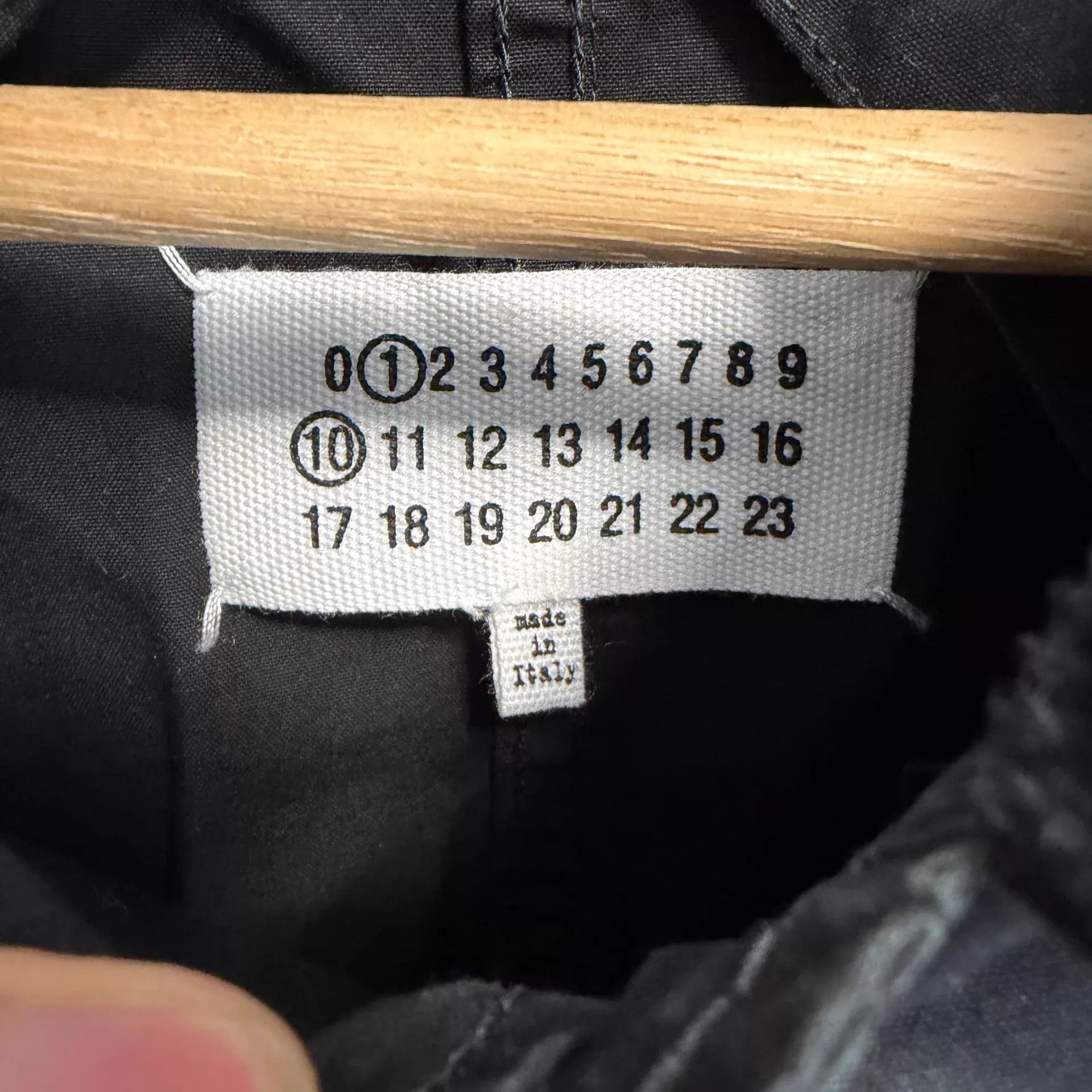 Maison Margiela Maison Margiela Solid Black Single-Breasted Men's Jacket 52 Size US L / EU 52-54 / 3 - 4 Thumbnail