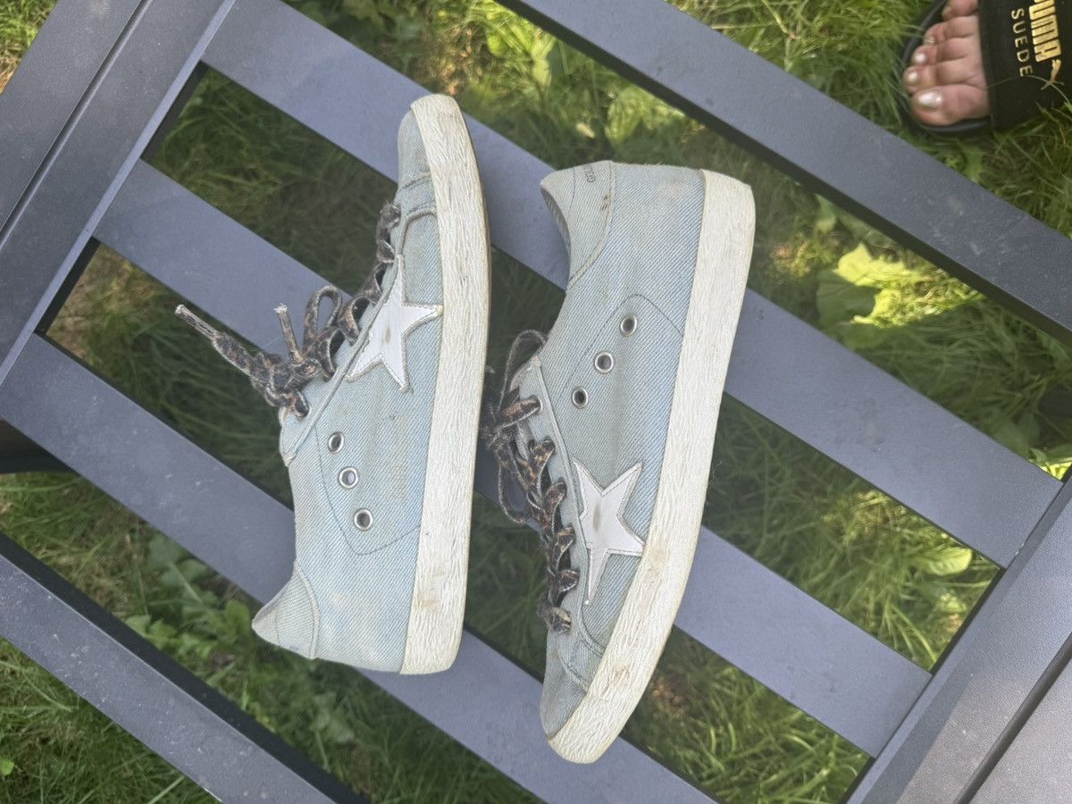 Golden Goose Golden Goose Sneakers Size 39 – Distressed Gray Canvas / Leo Size US 9 / IT 39 - 3 Thumbnail