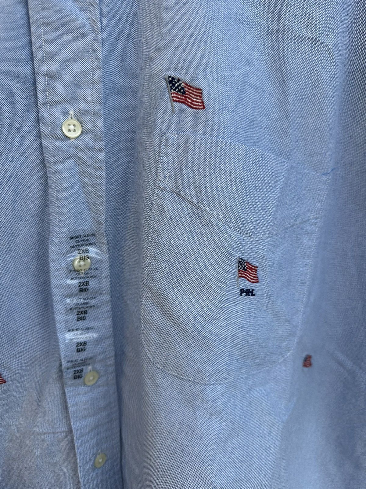 Polo Ralph Lauren × Ralph Lauren Polo Ralph Lauren USA Flag Logo Monogram shirt short sleeve Size US XXL / EU 58 / 5 - 3 Thumbnail