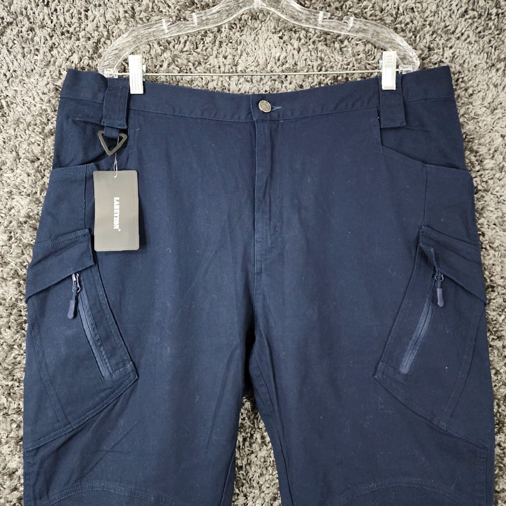Vintage VINTAGE Labeyzon Men's Cargo Tactical Pants Size 42x30 Blue Menâs Clothing Size US 42 / EU 58 - 2 Thumbnail