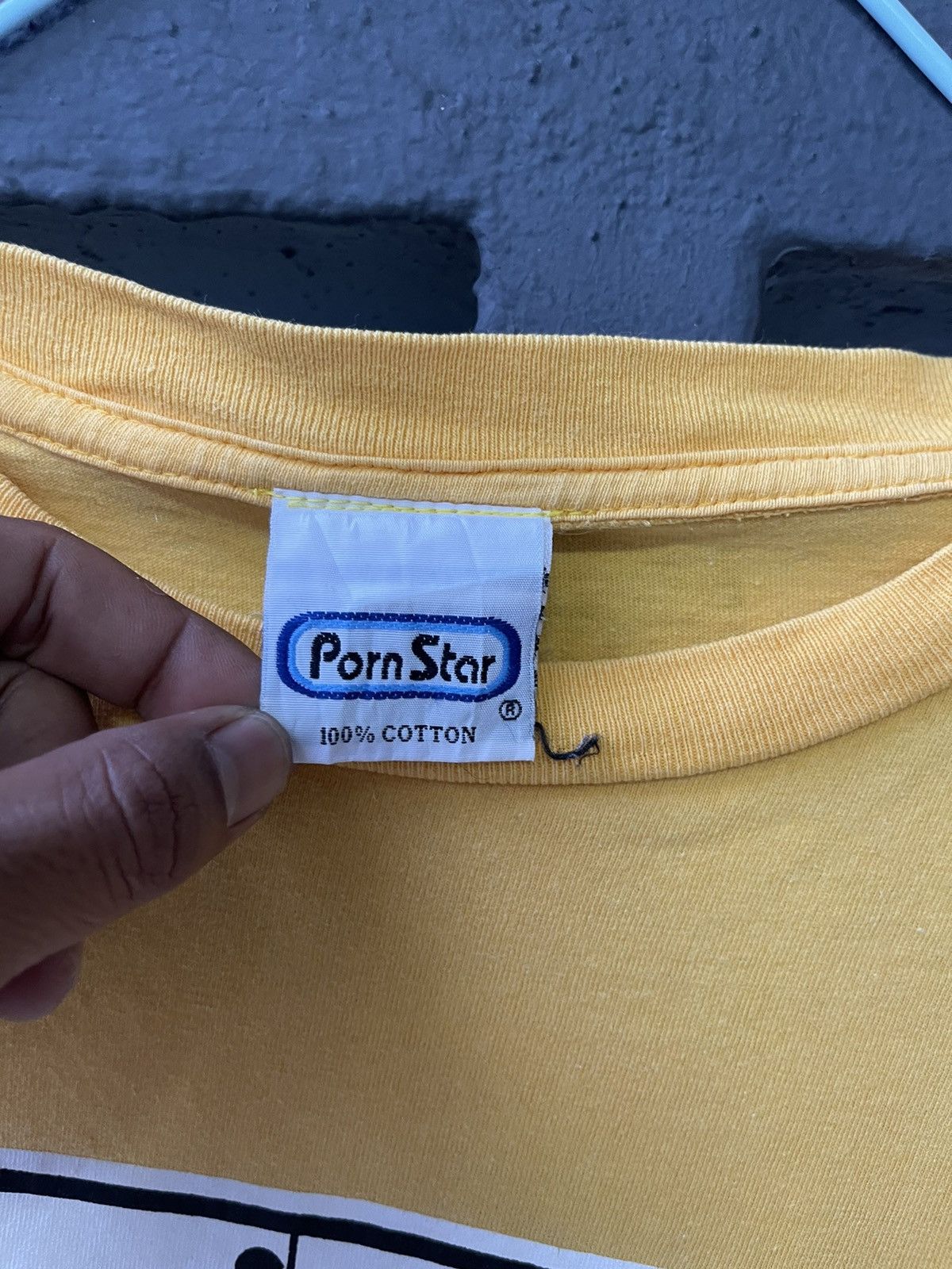 Vintage Porn star T-shirt rare 📸 Size US L / EU 52-54 / 3 - 3 Thumbnail