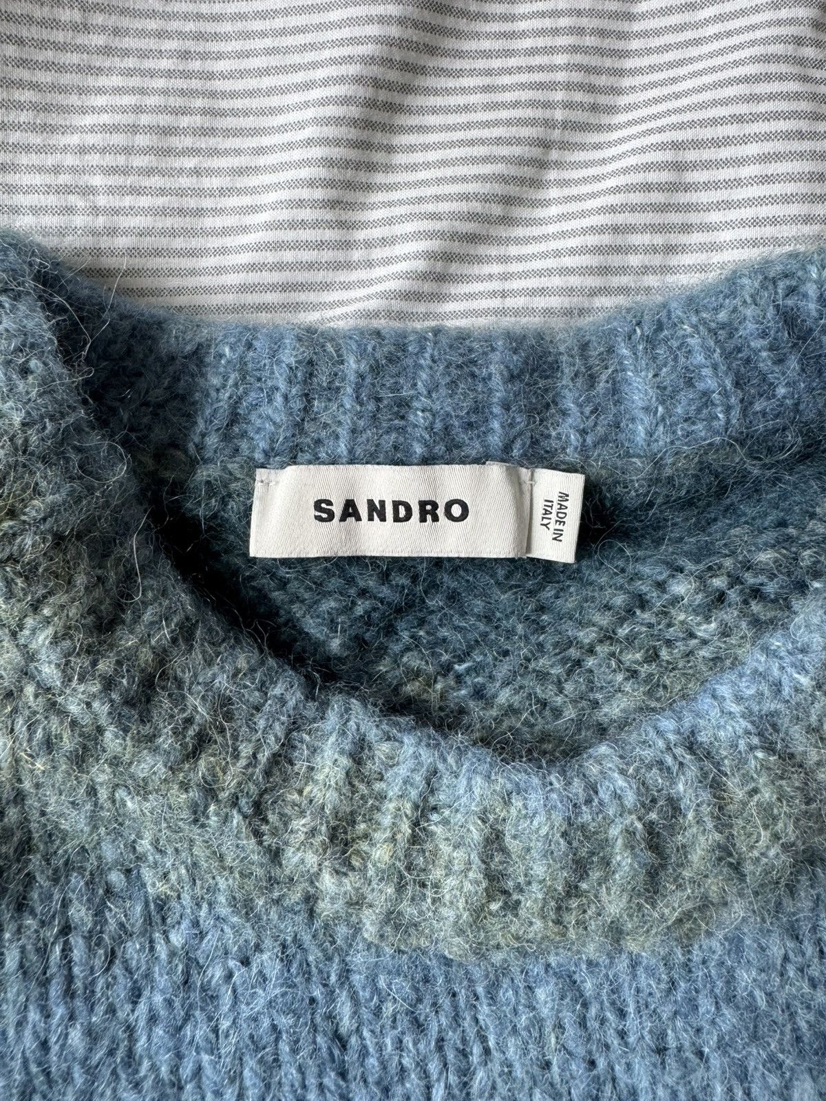 Sandro Sandro striped knitted sweater Size US XXL / EU 58 / 5 - 2 Thumbnail