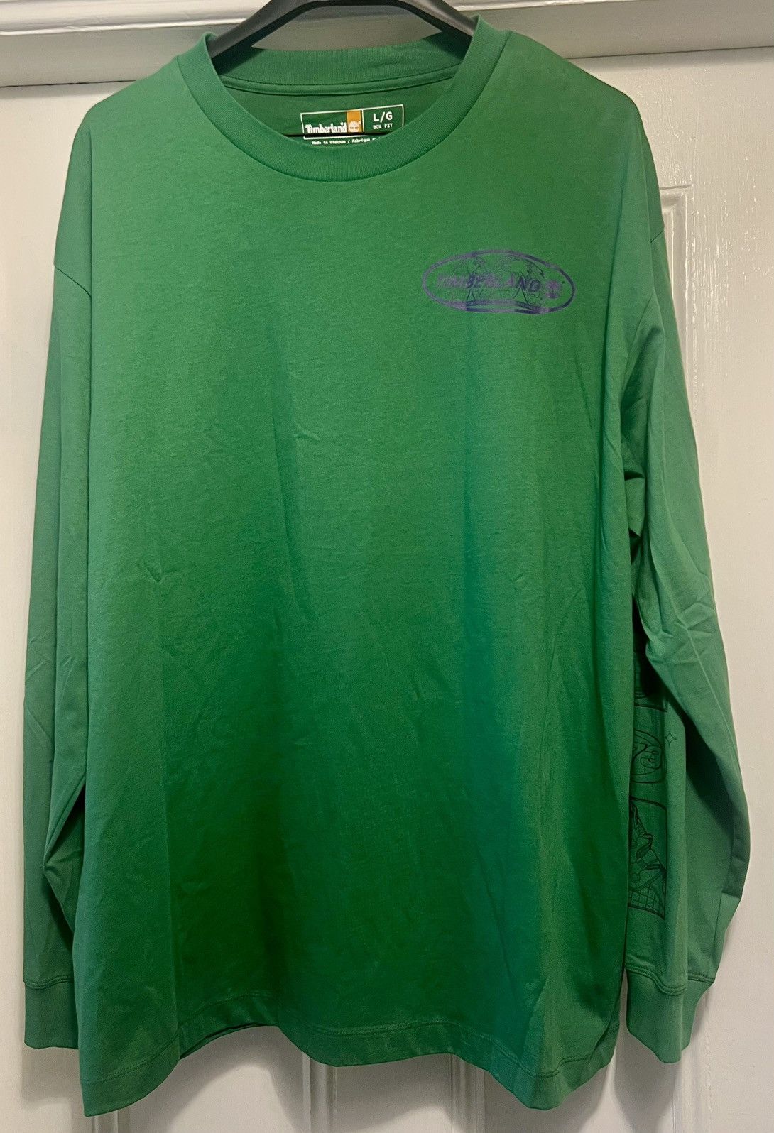 Timberland Authentic Timberland long sleeve green tee tshirt large box Size US L / EU 52-54 / 3 - 1 Thumbnail