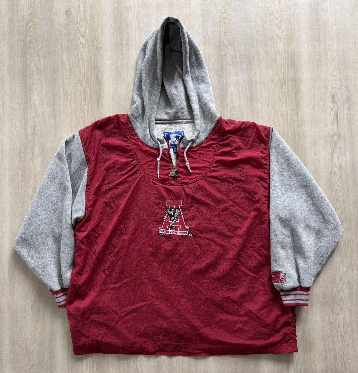 Starter Vintage 90s Alabama Crimson Tide Starter Pullover Sz L Size US L / EU 52-54 / 3 - 1 Thumbnail