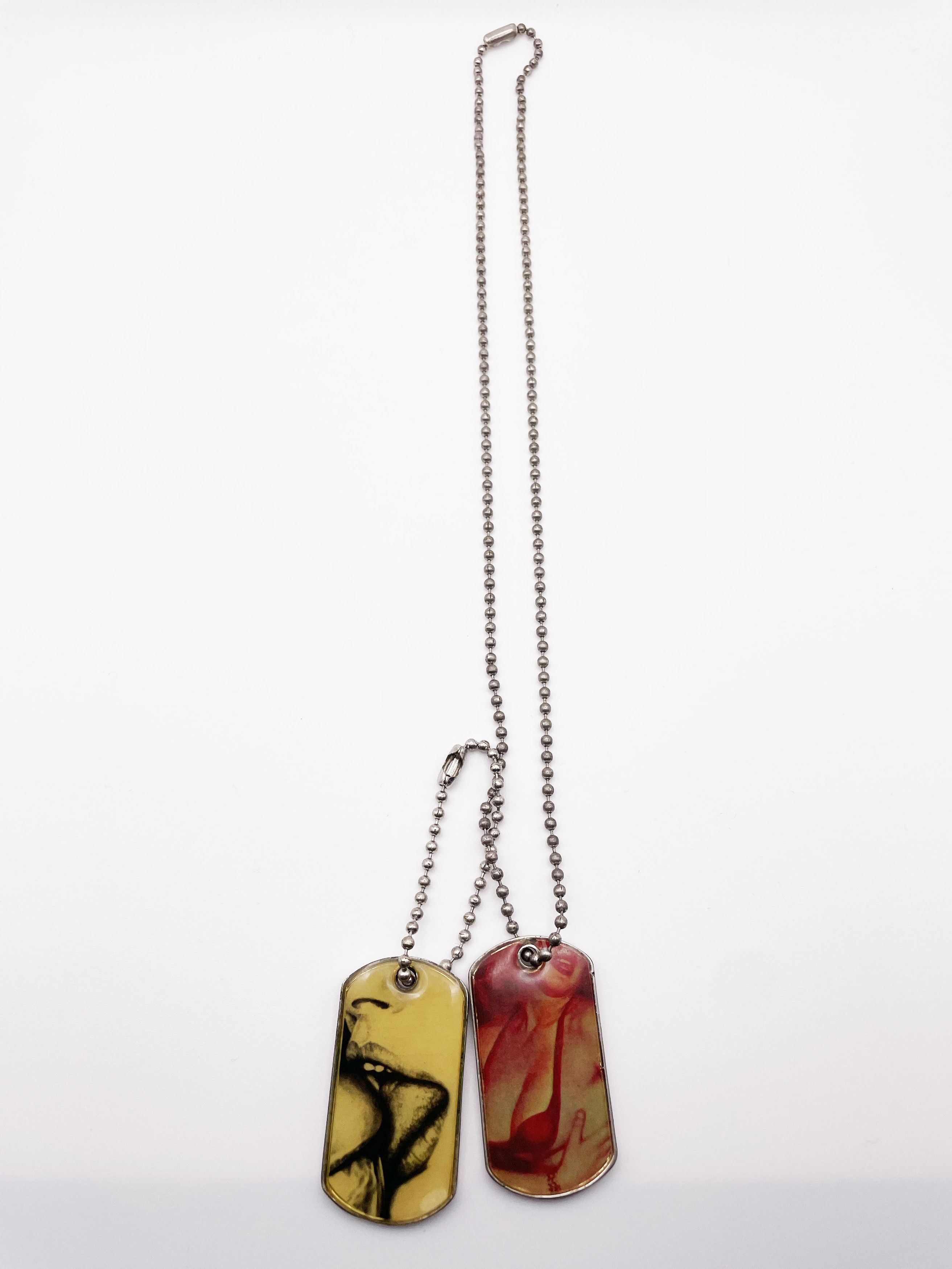 Vivienne Westwood 1997 Orb Dog Tag Necklace Size ONE SIZE - 3 Thumbnail