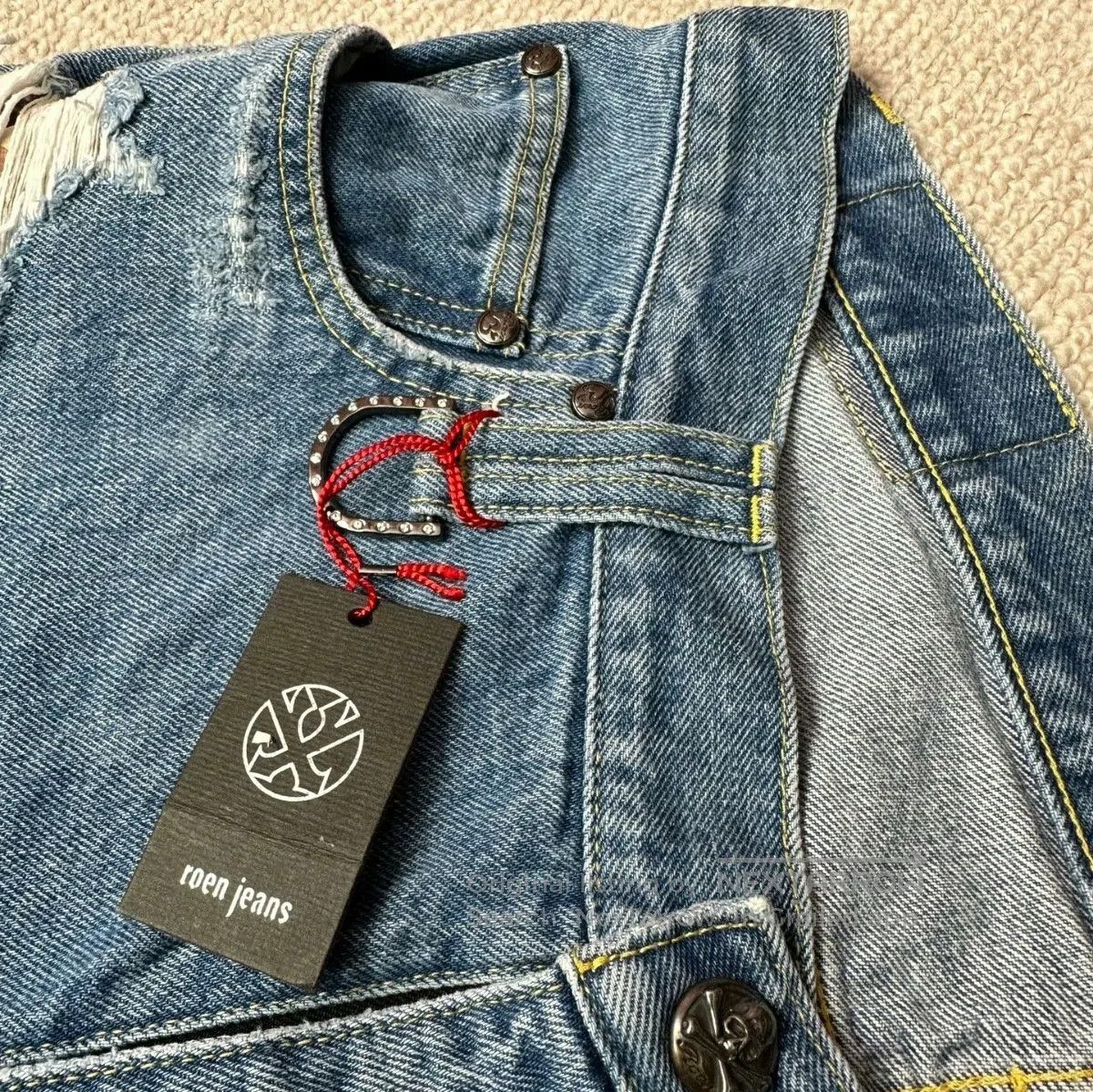 Roen Roen Japan Distressed Double Layer Jeans. Size US 34 / EU 50 - 6 Thumbnail