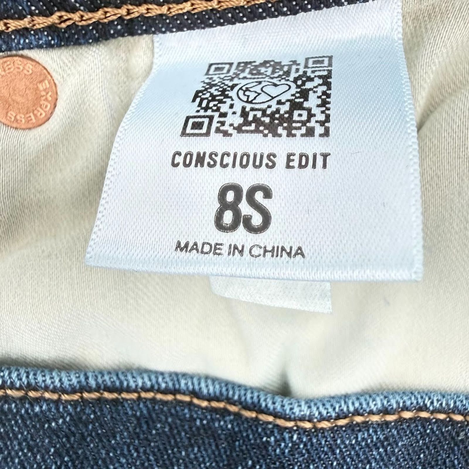 Express Express Jeans Womens 8S Conscious Edit Cropped Straight Leg Size 30" / US 8 / IT 44 - 4 Thumbnail