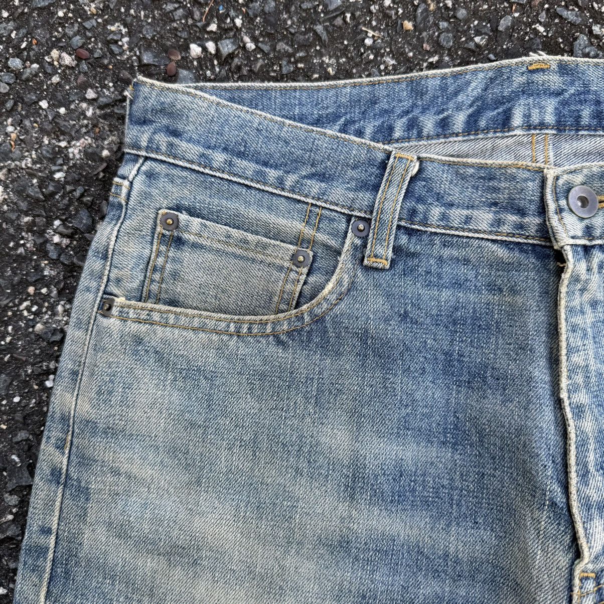 Japanese Brand Vintage Japanese Brand Rusty Faded Denim Jean Pants Size US 35 - 7 Thumbnail