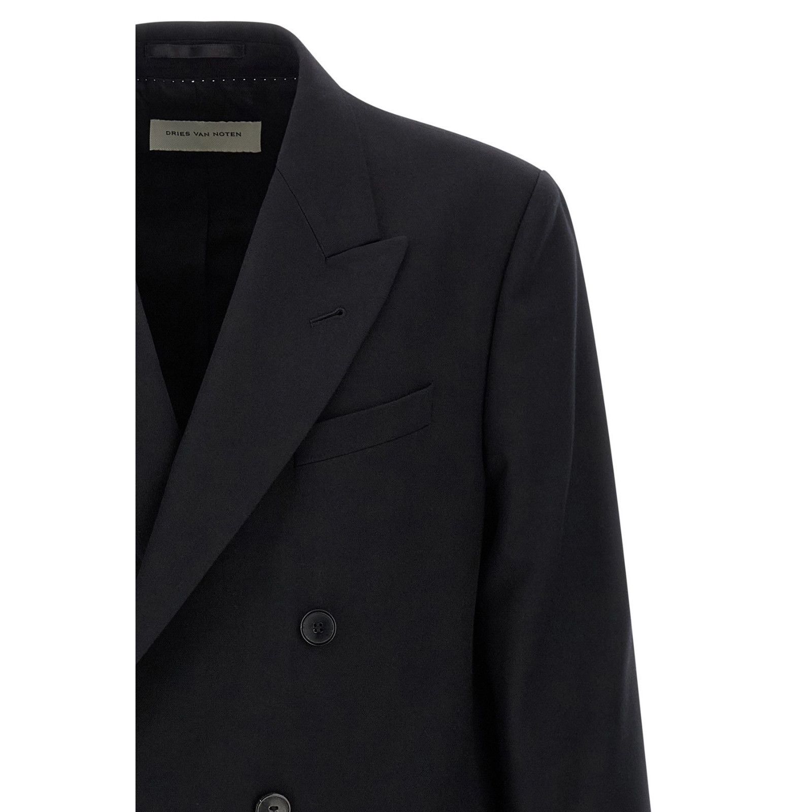 Dries Van Noten DRIES VAN NOTEN Buforden Black Blazer Jacket New & Authentic Size US L / EU 52-54 / 3 - 3 Thumbnail