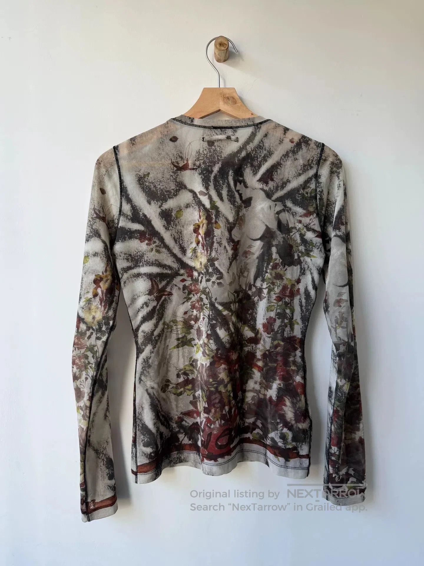 Jean Paul Gaultier Jean Paul Gaultier Floral Mesh Top. Size M / US 6-8 / IT 42-44 - 5 Thumbnail