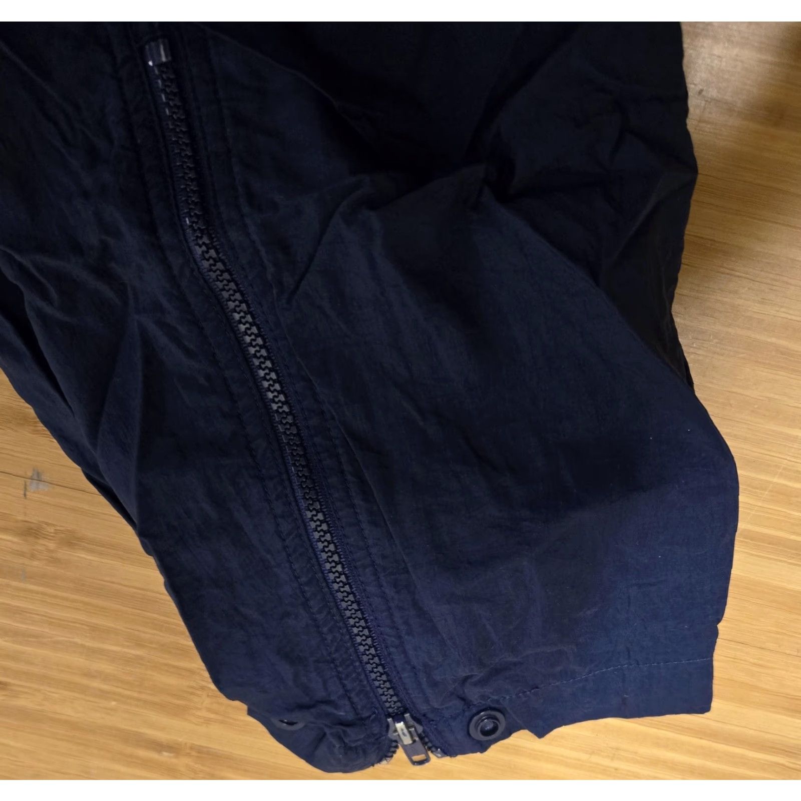Nike Nike Track Pants Mens M Navy Windbreaker Ankle Zip Foot Locker Size US 31 - 3 Thumbnail