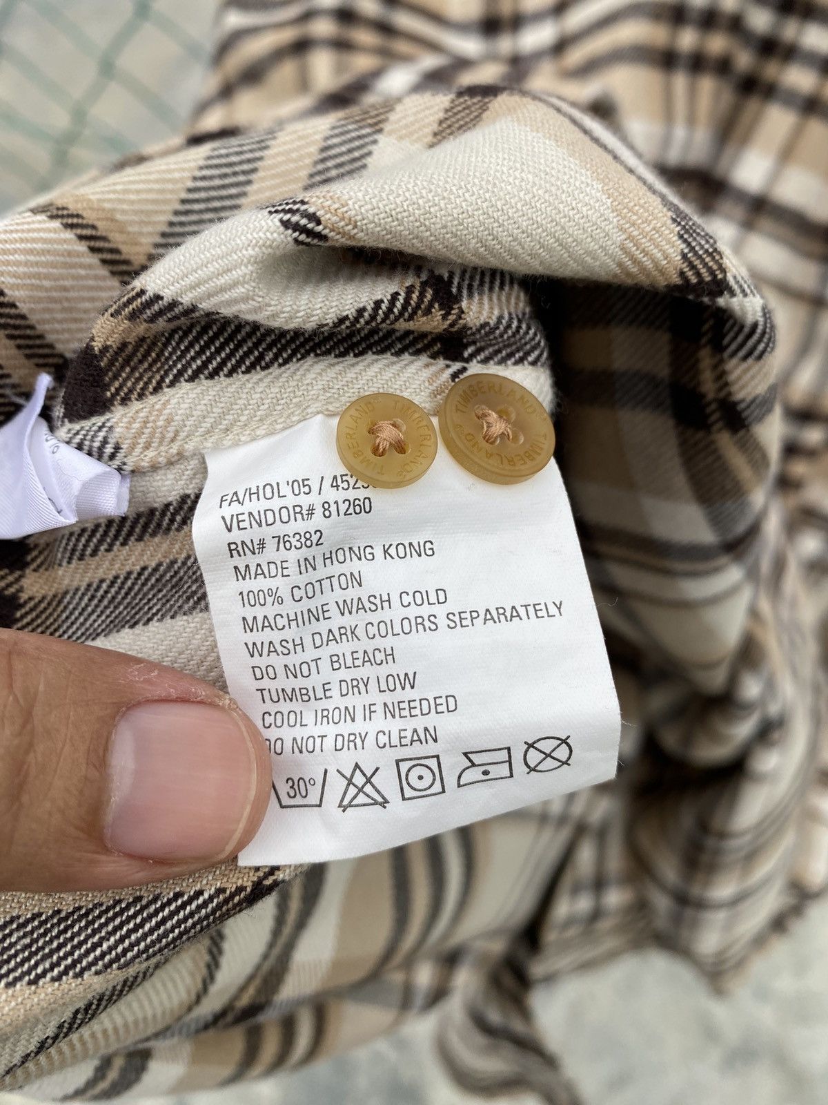 Timberland Vintage timberland checker flannel shirts Size US XL / EU 56 / 4 - 8 Thumbnail