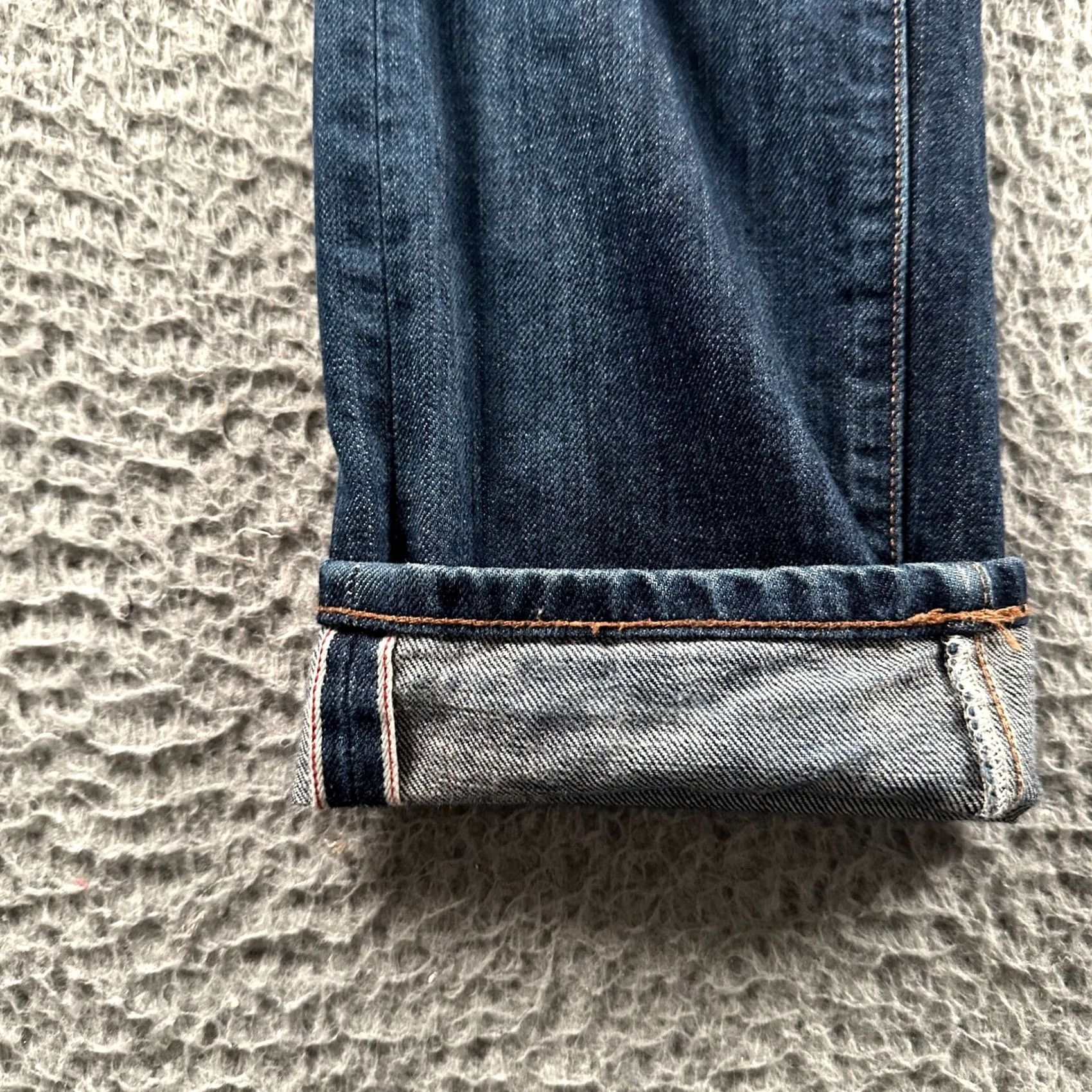 Outerknown Outerknown Jeans Mens W30 L34 Ambassador SEA Button Fly Selvedge Indigo Slim Size US 30 / EU 46 - 3 Thumbnail