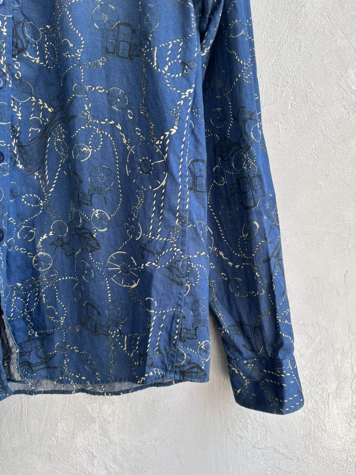 Prada Prada SS2014 embroidery button up shirt Size US M / EU 48-50 / 2 - 4 Thumbnail