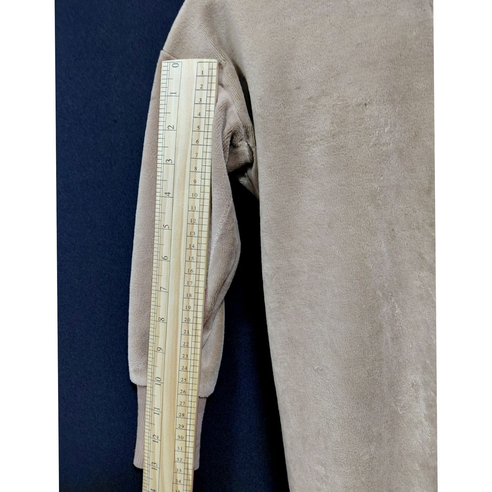 Vintage BLANC Cardigan Beige Solid Knit Cotton Blend Women Size 7 Long Sleeve V-Neck Regular Fit Lightweight Casual Spring Fall Size M / US 6-8 / IT 42-44 - 4 Thumbnail