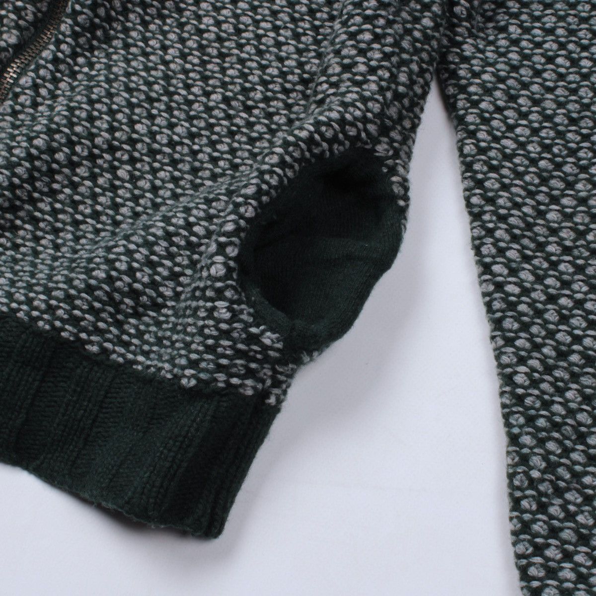 Diesel × Vintage Y2K DIESEL Vintage Cotton Knit Full Zip Big Logo Sweater Size M / US 6-8 / IT 42-44 - 12 Thumbnail