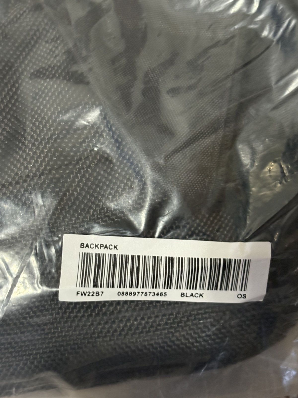 Supreme Supreme FW22 Black Backpack Size ONE SIZE - 4 Thumbnail