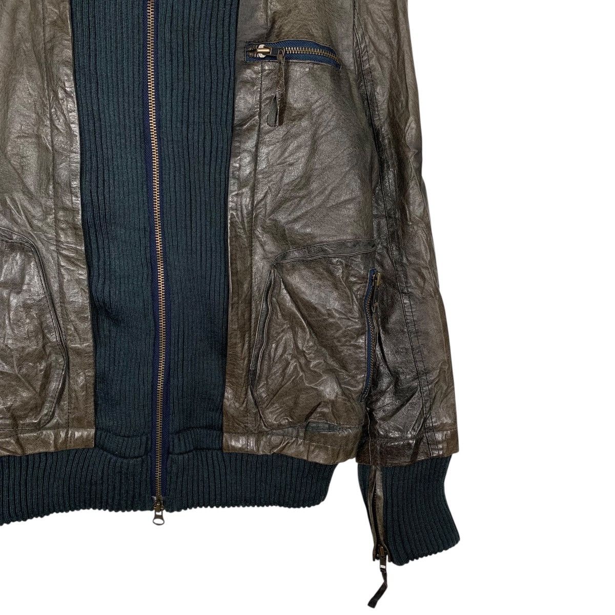 Other Smork Hooded Leather Jacket Size XS / US 0-2 / IT 36-38 - 4 Thumbnail