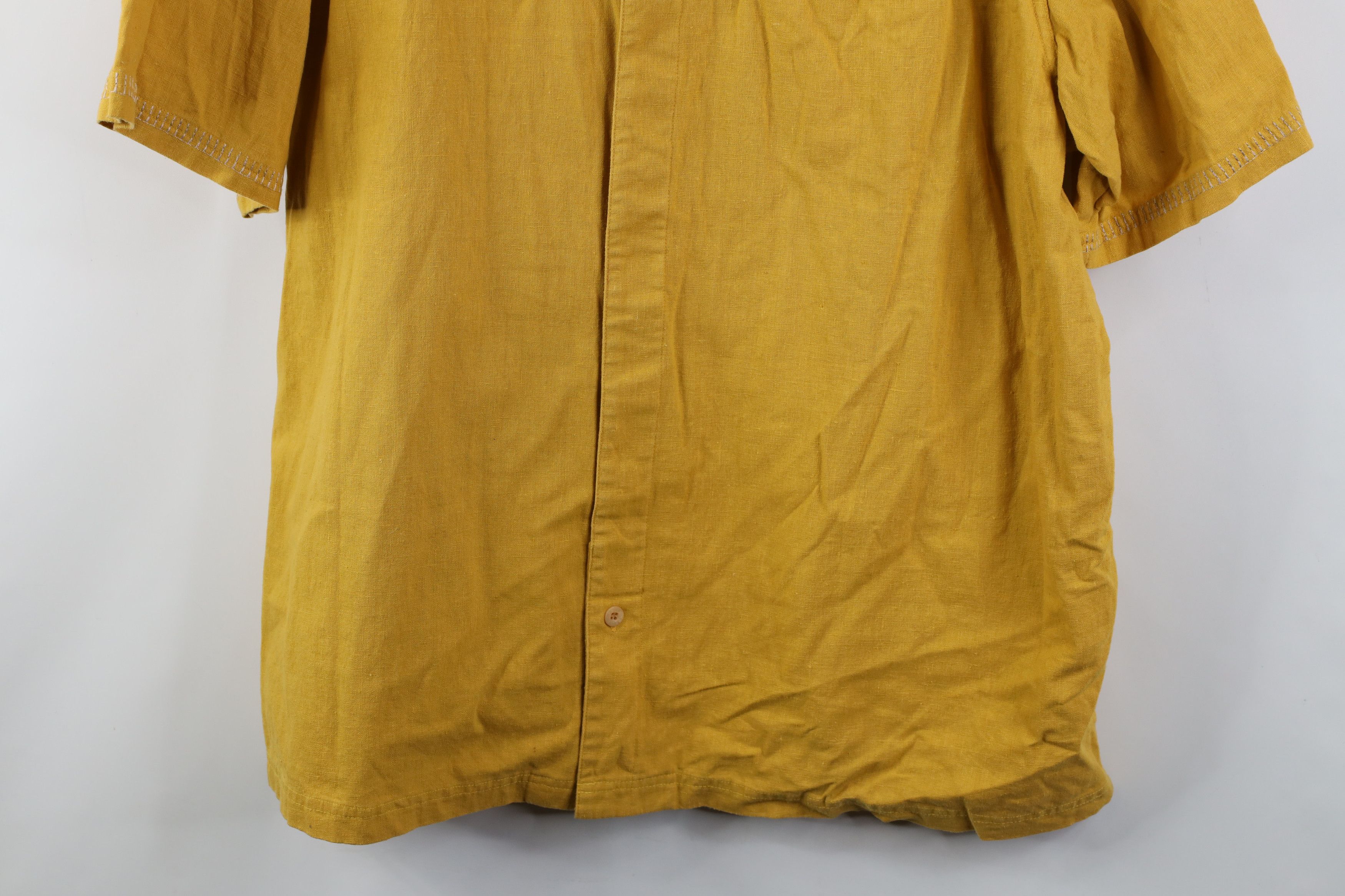 Pelle Pelle Vintage 90s Pelle Pelle Spell Baggy Collared Button Shirt Size US XL / EU 56 / 4 - 3 Thumbnail