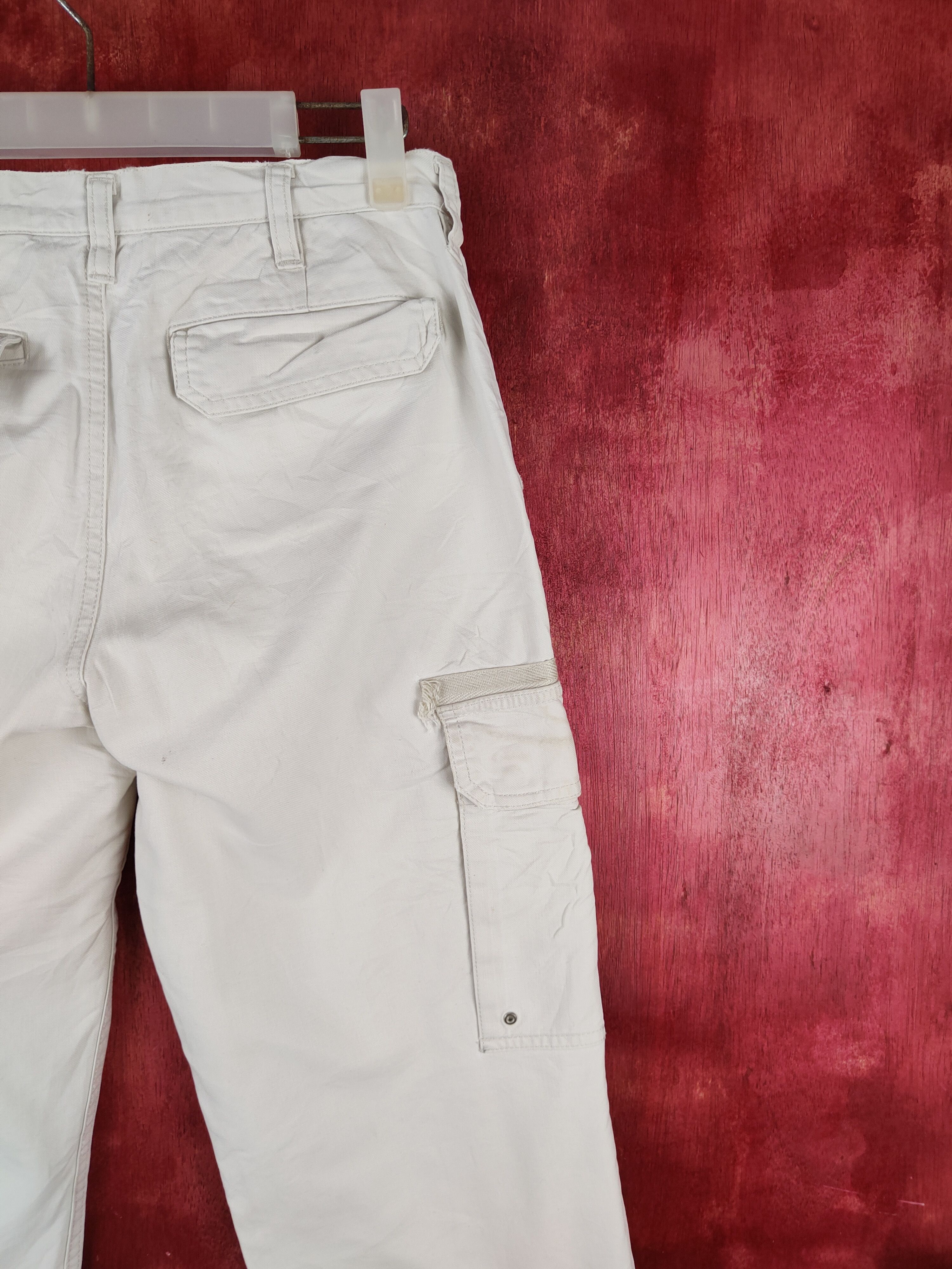 Japanese Brand × Uniqlo Uniqlo White Multipocket Tactical Cargo Pants #S1283 Size US 29 - 11 Thumbnail