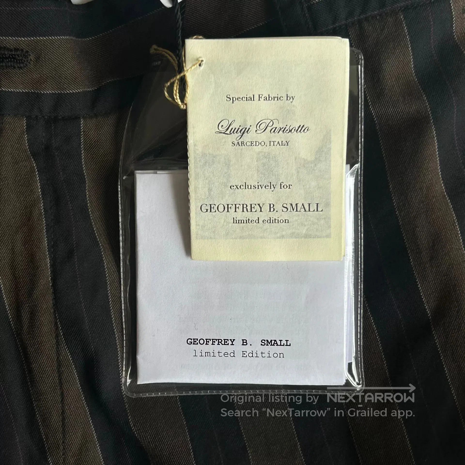 Geoffrey B. Small Geoffrey B. Small Silk Wool Striped Pants. Size US 36 / EU 52 - 8 Thumbnail