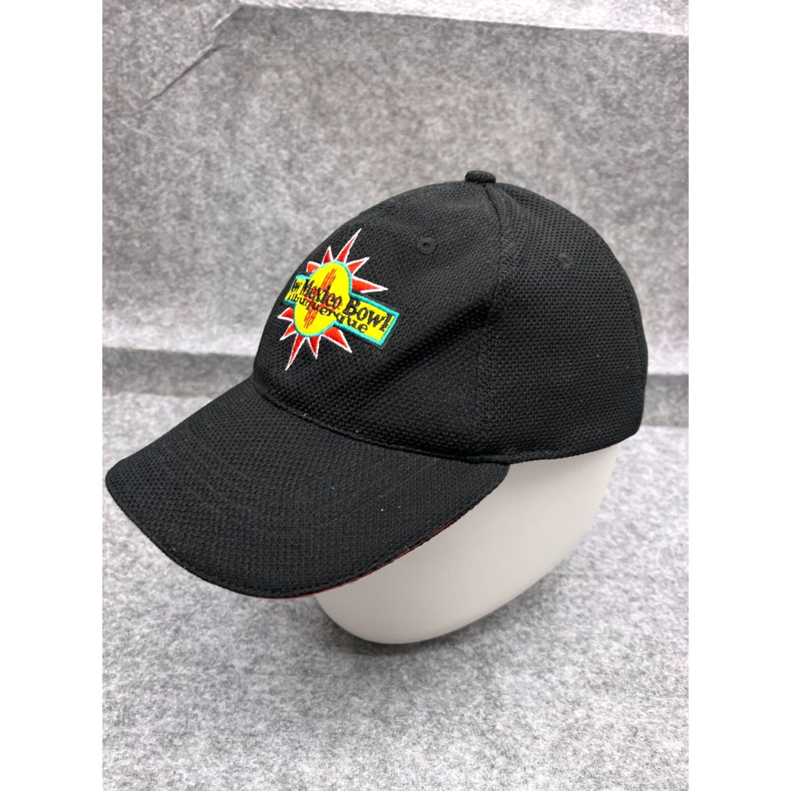 Vintage New Mexico Albuquerque Hat Cap Strap Back Adult One Size Black Polyester Size ONE SIZE - 4 Thumbnail