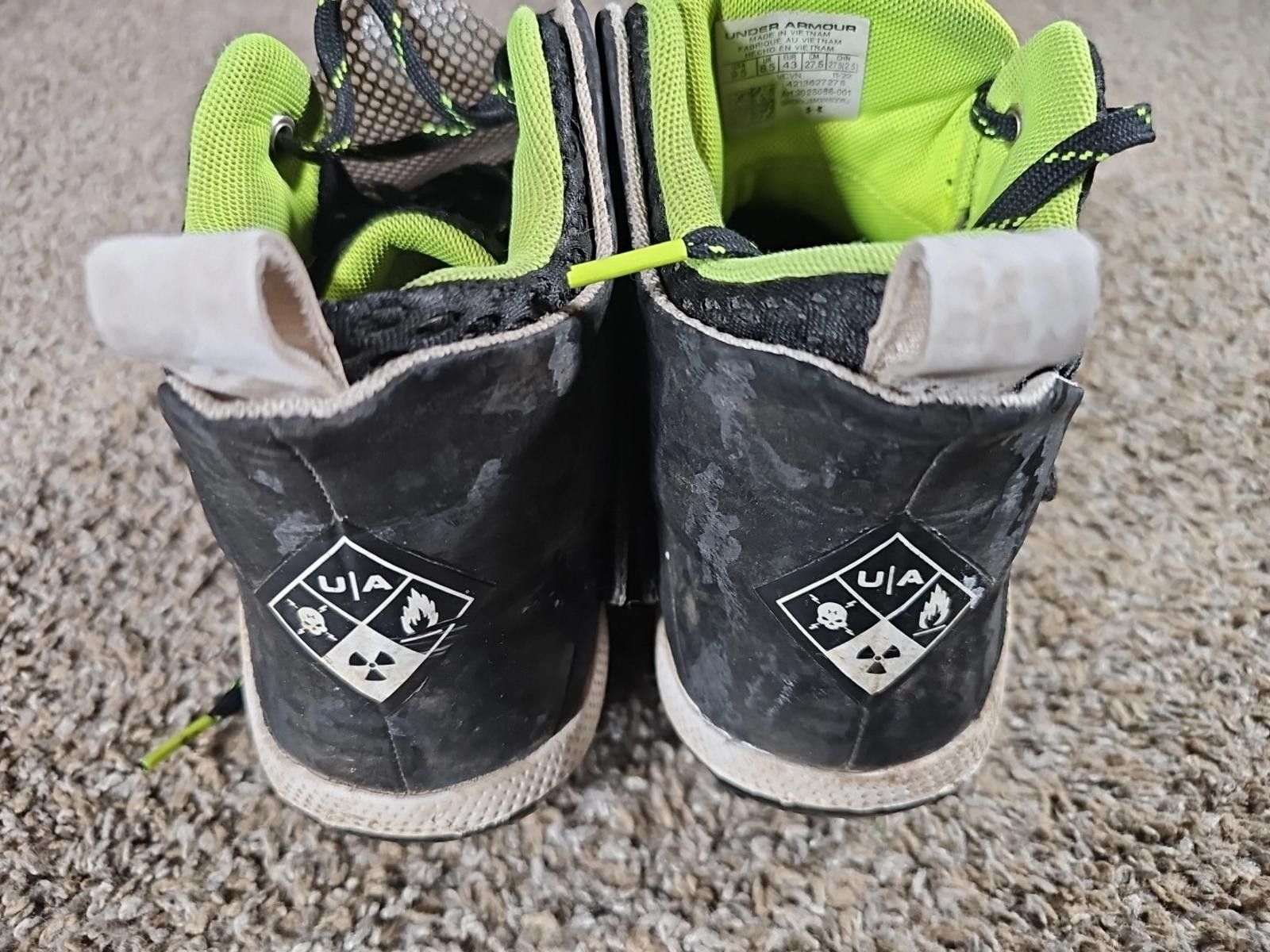 Under Armour Under Armour DCE Hammer Football Cleats 3025085-001 Men 9.5 Size ONE SIZE - 3 Thumbnail