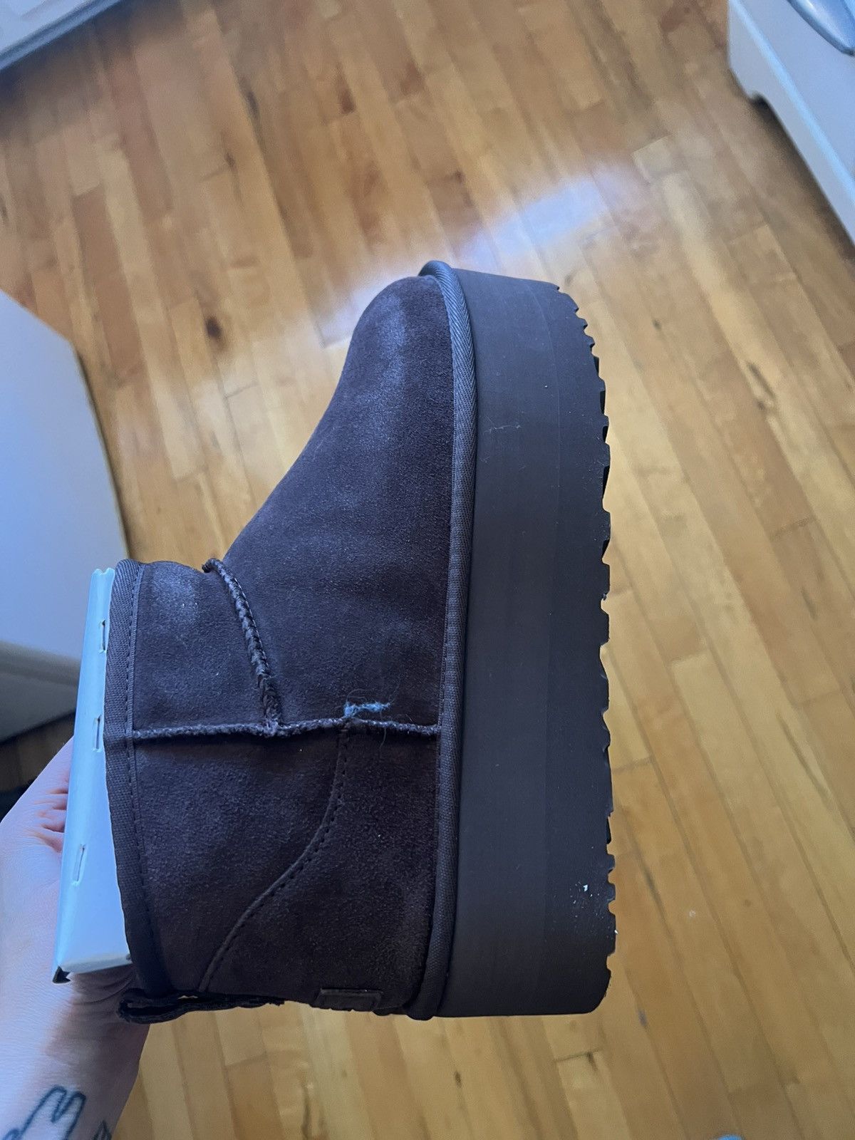 Ugg UGG Platform Boots Burnt Cedar New / Never Worn Size US 10 / IT 40 - 3 Thumbnail