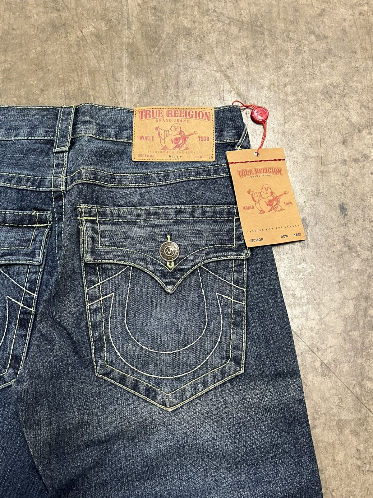 True Religion × Vintage True religion Billy baggy fit vintage denim NWT rare skater Size US 30 / EU 46 - 6 Thumbnail