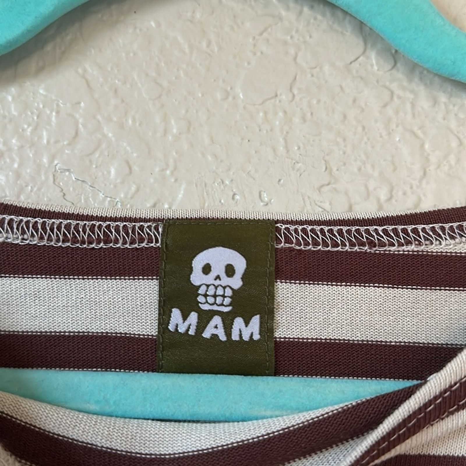 Macys MAM Studio Ghibli Striped Long Sleeve Tee Size L / US 10 / IT 46 - 4 Thumbnail