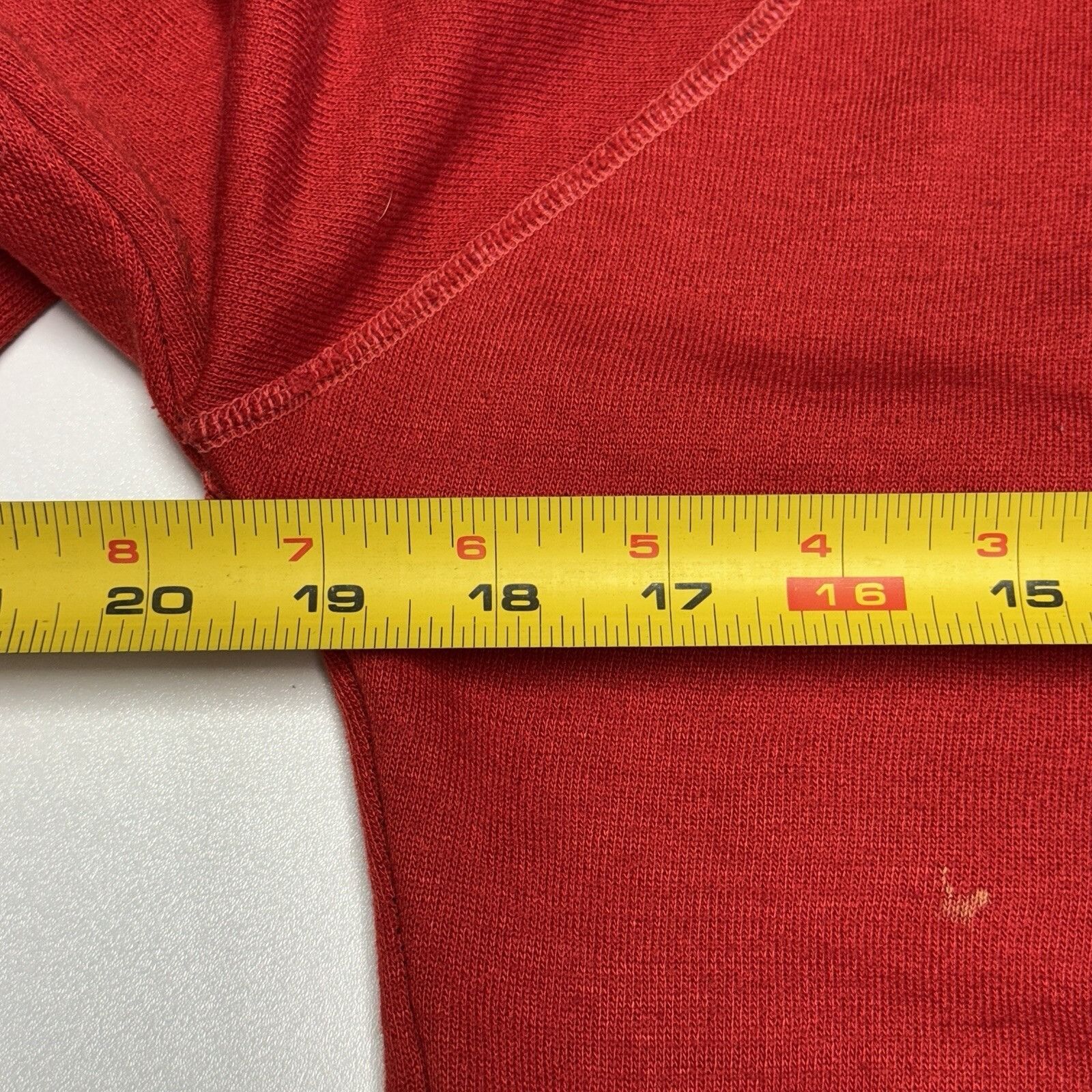 Vintage Vintage 70s 80s Sweat Hoodie Adult S/M Red Sweatshirt Size US M / EU 48-50 / 2 - 14 Thumbnail