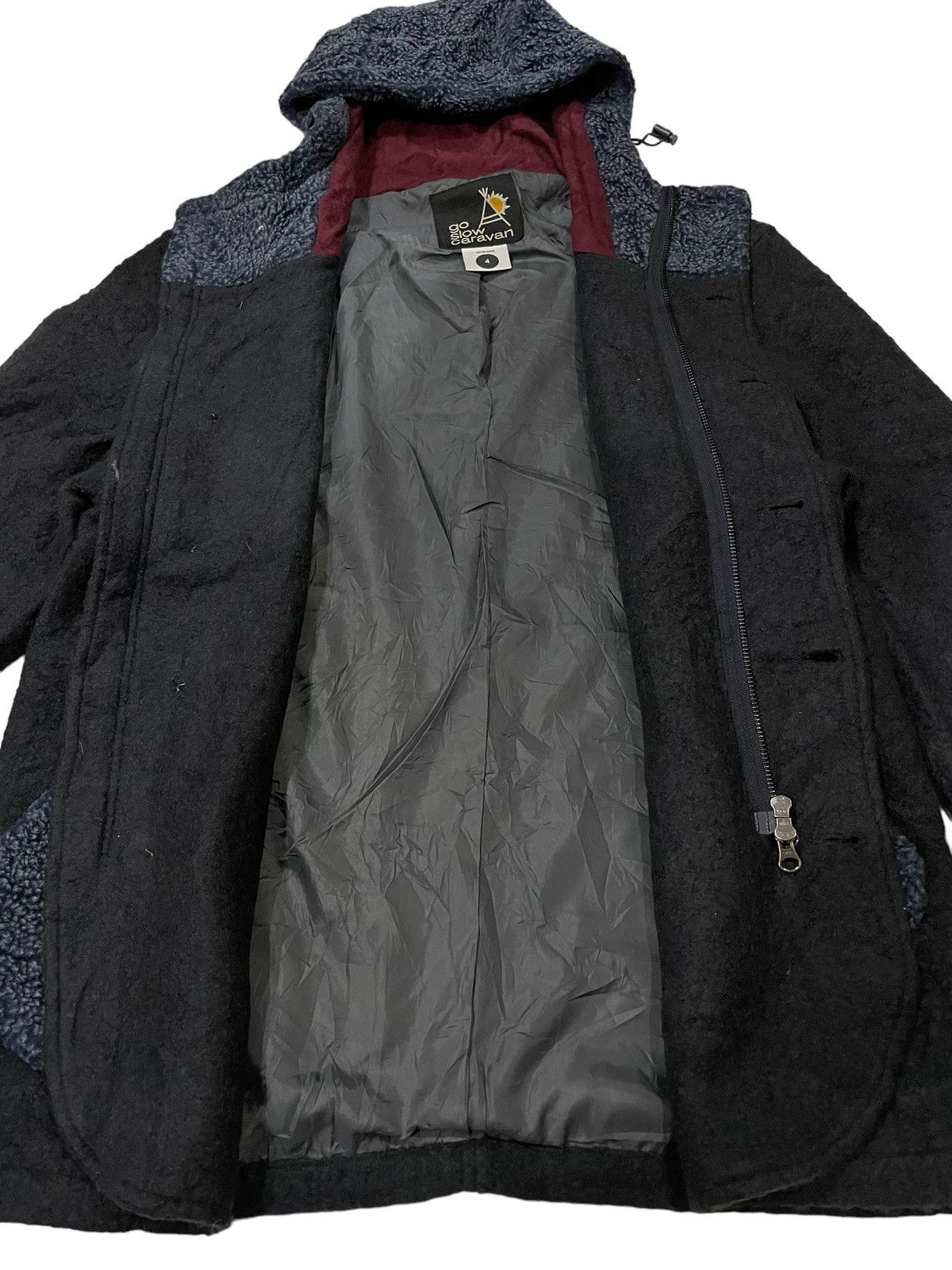 go slow caravan Go Slow Caravan Faux Fleece Zip-up Hoodie Jacket Size US M / EU 48-50 / 2 - 7 Thumbnail