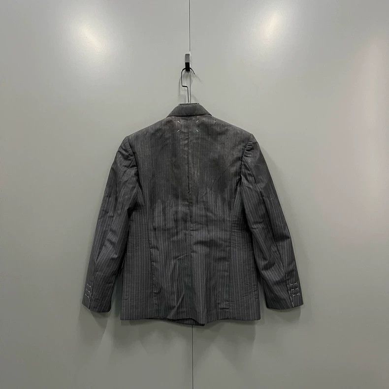 Maison Margiela Maison Margiela Striped tie-dyed double-breasted suit 2501- Size 48R - 2 Thumbnail