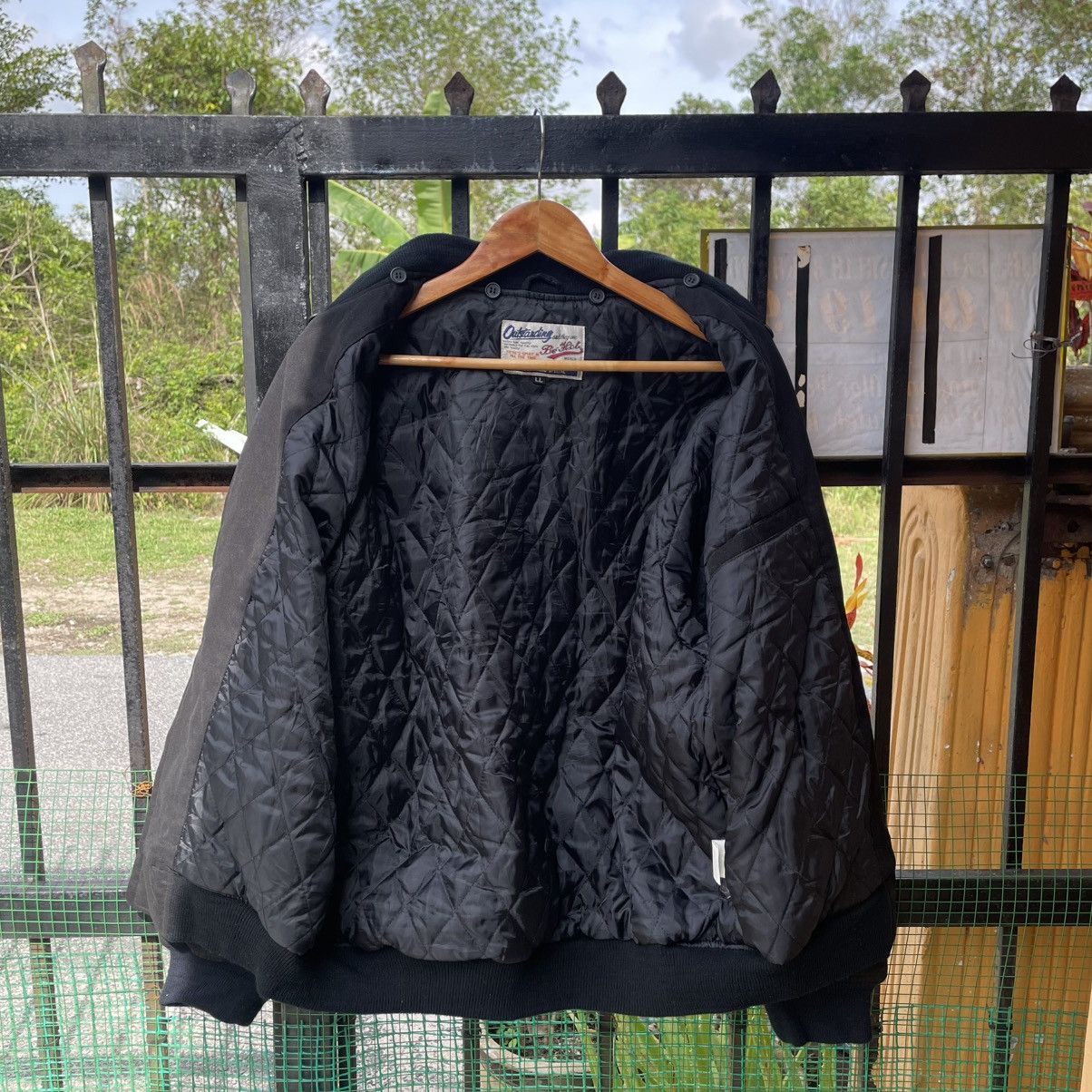 Japanese Brand 🔥🇯🇵Gran Deur Big Spellout Full Zipper Bomber Varsity Jacket Size US L / EU 52-54 / 3 - 11 Thumbnail