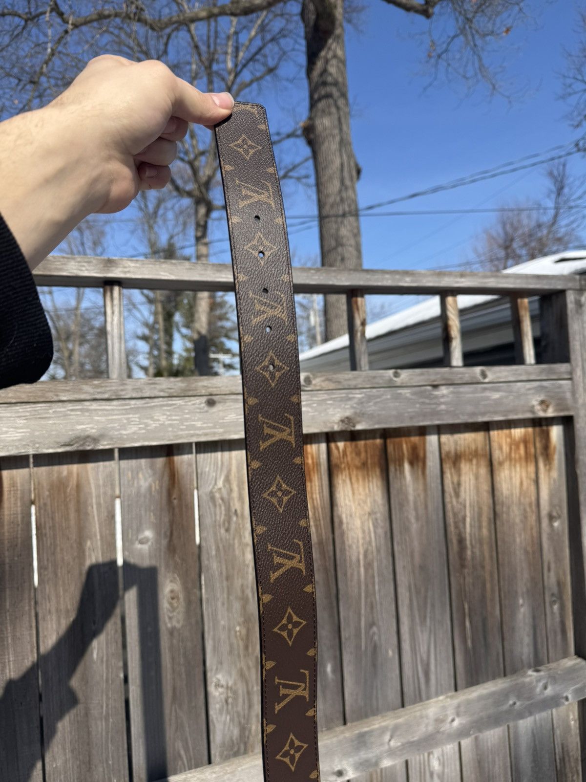 Louis Vuitton Louis Vuitton Monogram Reversible Belt M9821 Size 36 - 4 Thumbnail