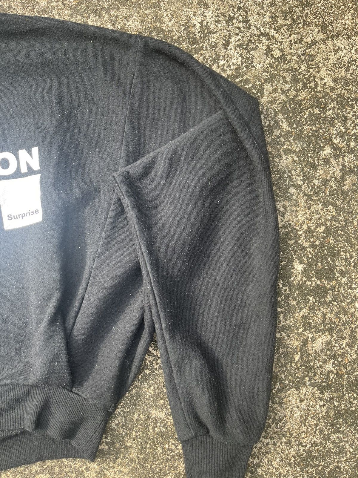 Michiko Koshino London Michiko London Surprise Black Cropped Sweatshirt Size M / US 6-8 / IT 42-44 - 6 Thumbnail