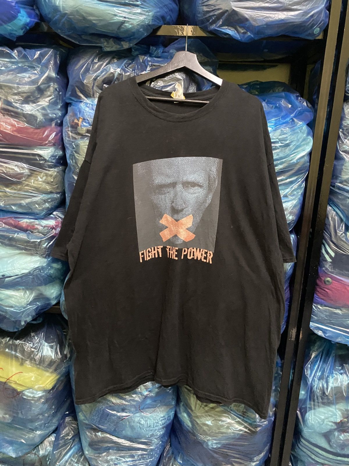 Other VINTAGE Y2K FIGHT THE POWER SHIRT Size US XXL / EU 58 / 5 - 1 Thumbnail
