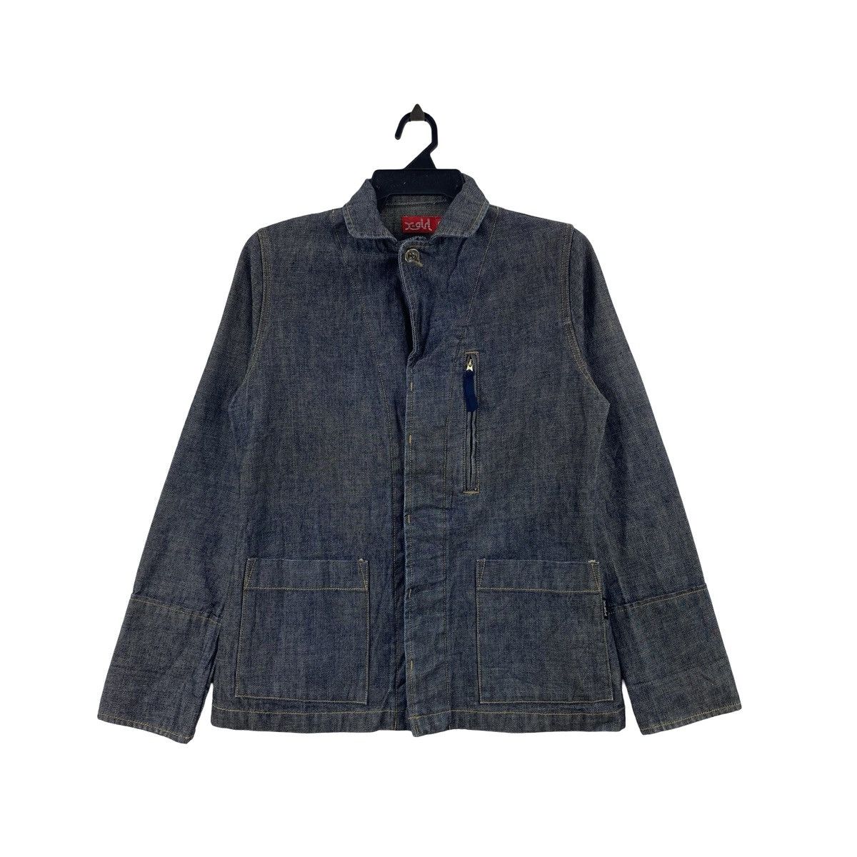 Vintage Vintage X-GIRL Denim Work Jacket Japanese Streetwear Indigo Size M / US 6-8 / IT 42-44 - 3 Thumbnail