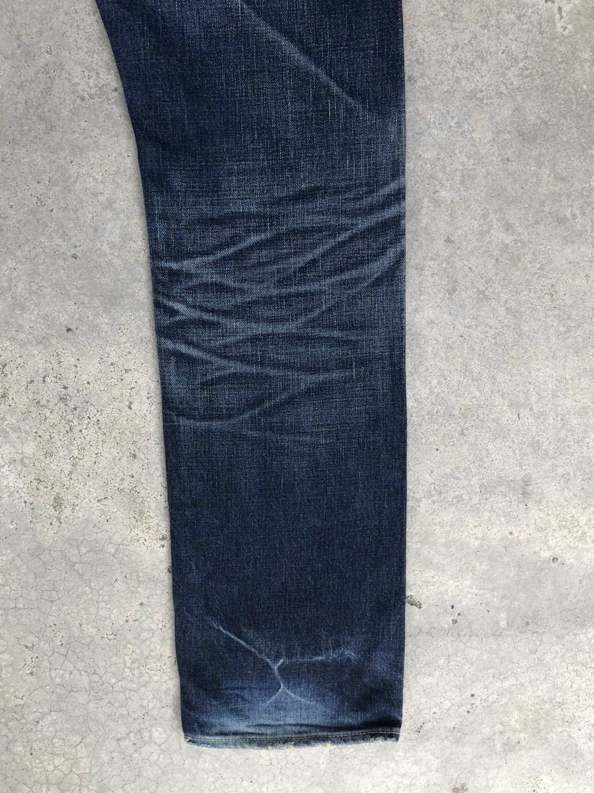 OMNIGOD Japanese OMNIGOD 50053 Distressed Jeans Selvedge Jeans Size US 32 / EU 48 - 12 Thumbnail