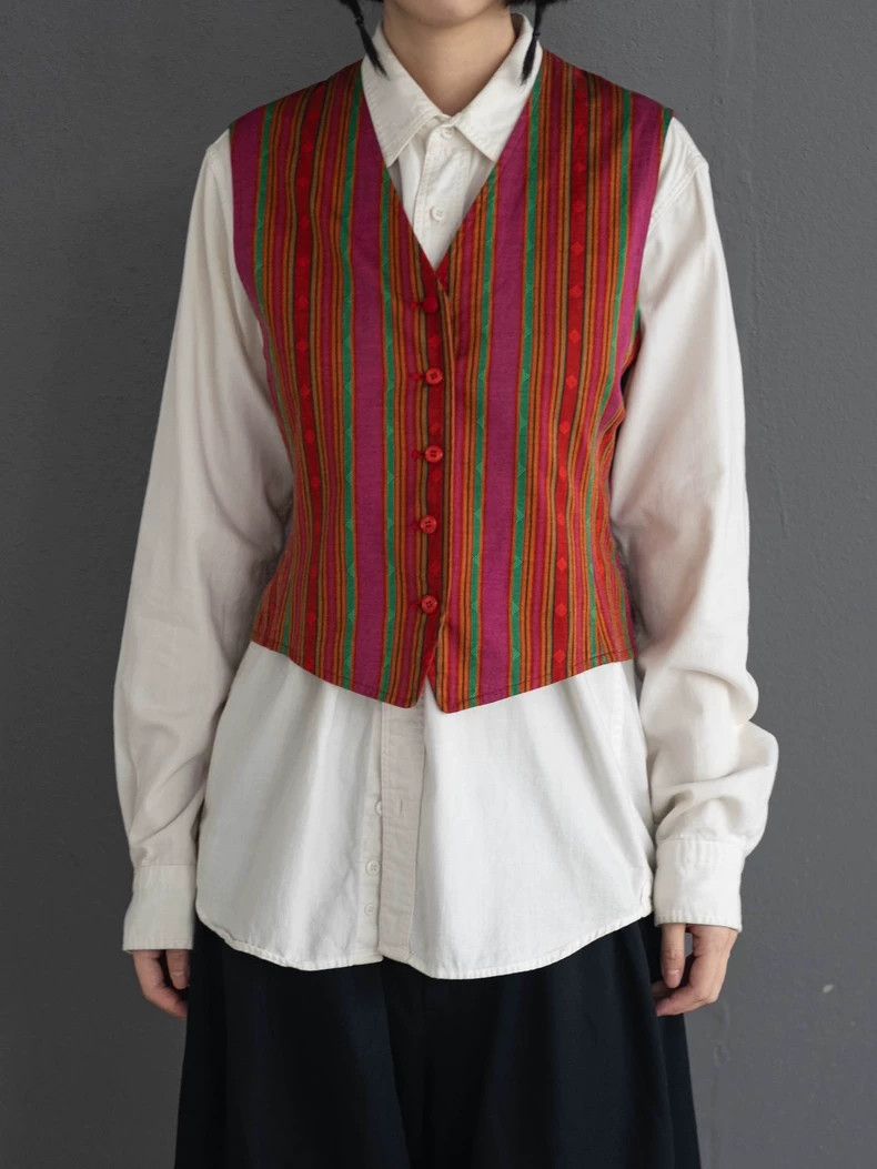 Kenzo KENZO Vintage chic ethnic striped vest Size M / US 6-8 / IT 42-44 - 4 Thumbnail