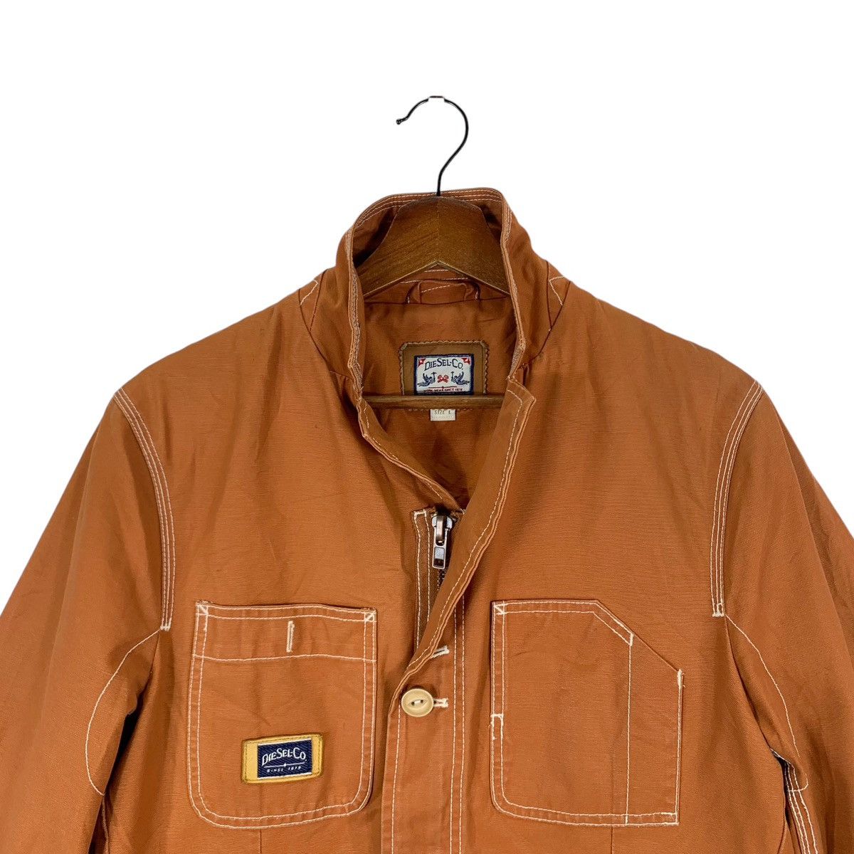 Diesel VINTAGE DIESEL CANVAS STYLE CARHARTT CHORE JACKET Size L / US 10 / IT 46 - 5 Thumbnail