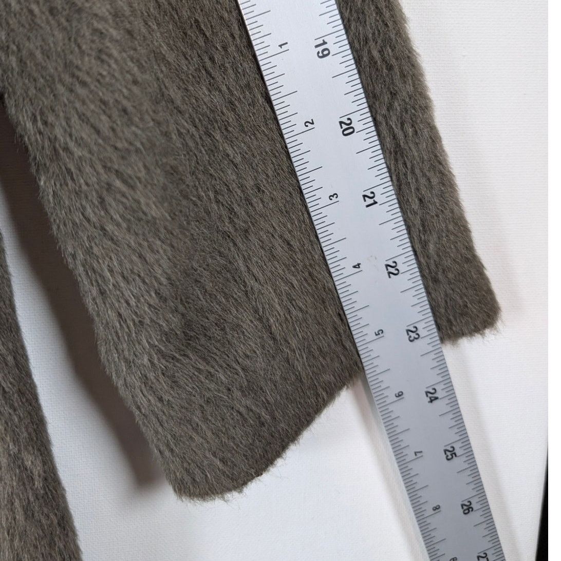 Unknown London Shesmiss Alpaca Wool Blend Coat With Full Mink Fur Collar 4 Size S / US 4 / IT 40 - 6 Thumbnail