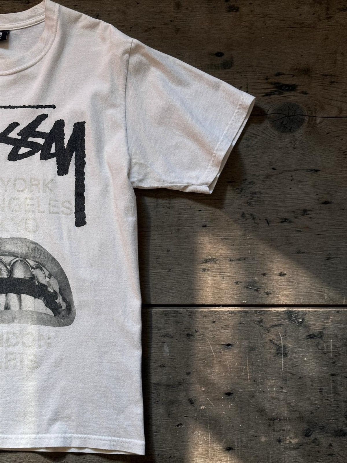 Rick Owens × Stussy Stussy x Rick Owens Collaboration T-Shirt - White Size US M / EU 48-50 / 2 - 4 Thumbnail
