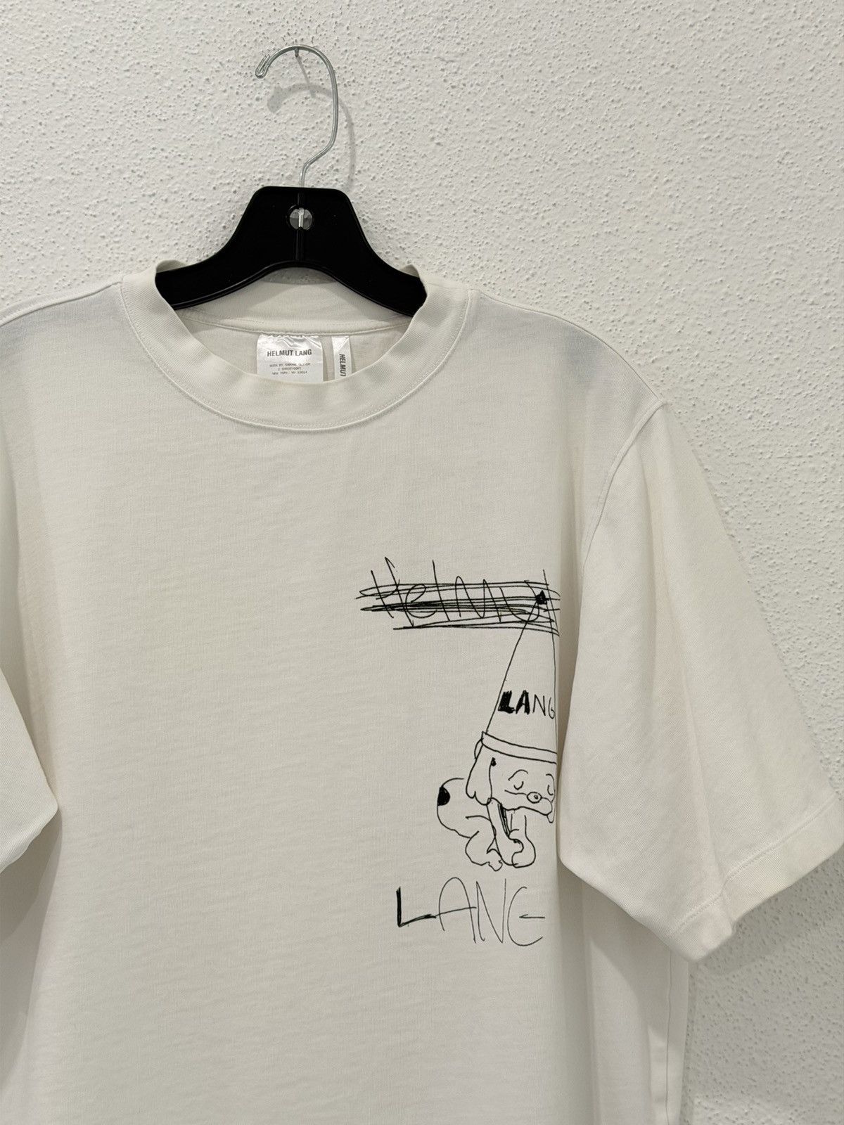 Helmut Lang Helmut Lang Shayne Oliver Puppy Tshirt M Cropped Boxy Fit Size US M / EU 48-50 / 2 - 2 Thumbnail