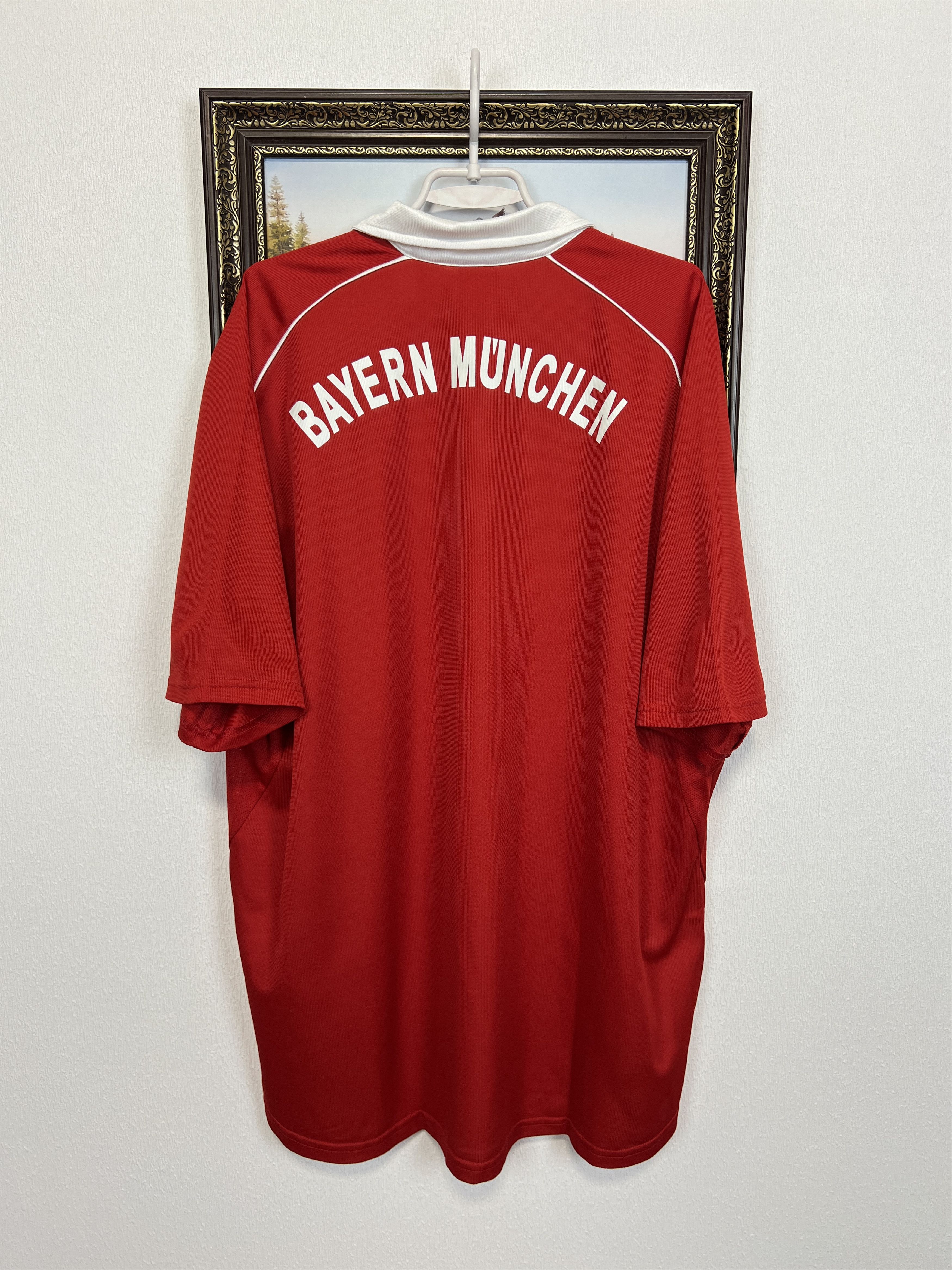 Adidas Bayern Munich Home football shirt 2005 Soccer Jersey Trikot Size US XXL / EU 58 / 5 - 9 Thumbnail