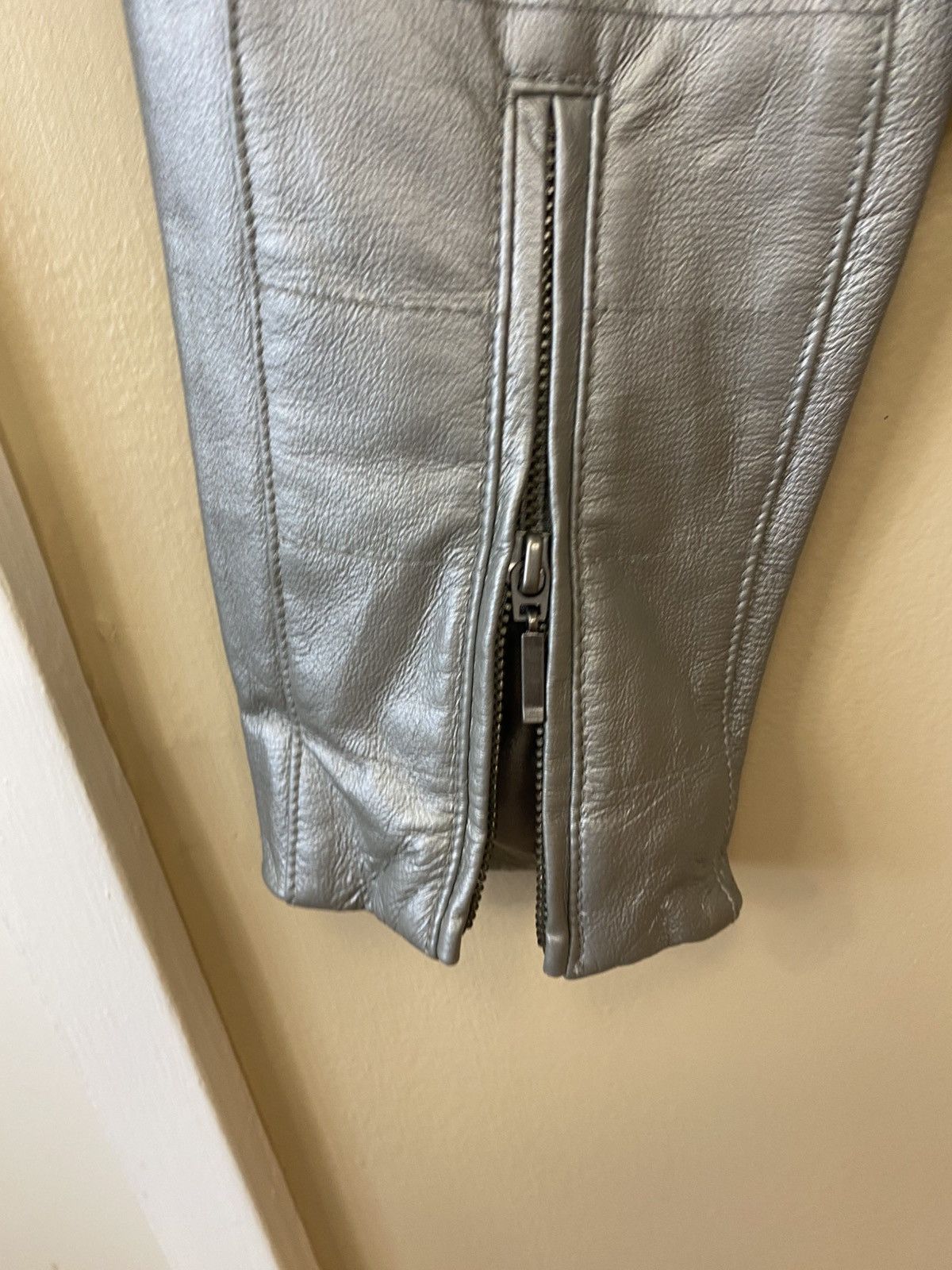 Other John Paul Richard Silver Moto Jacket Size L / US 10 / IT 46 - 3 Thumbnail