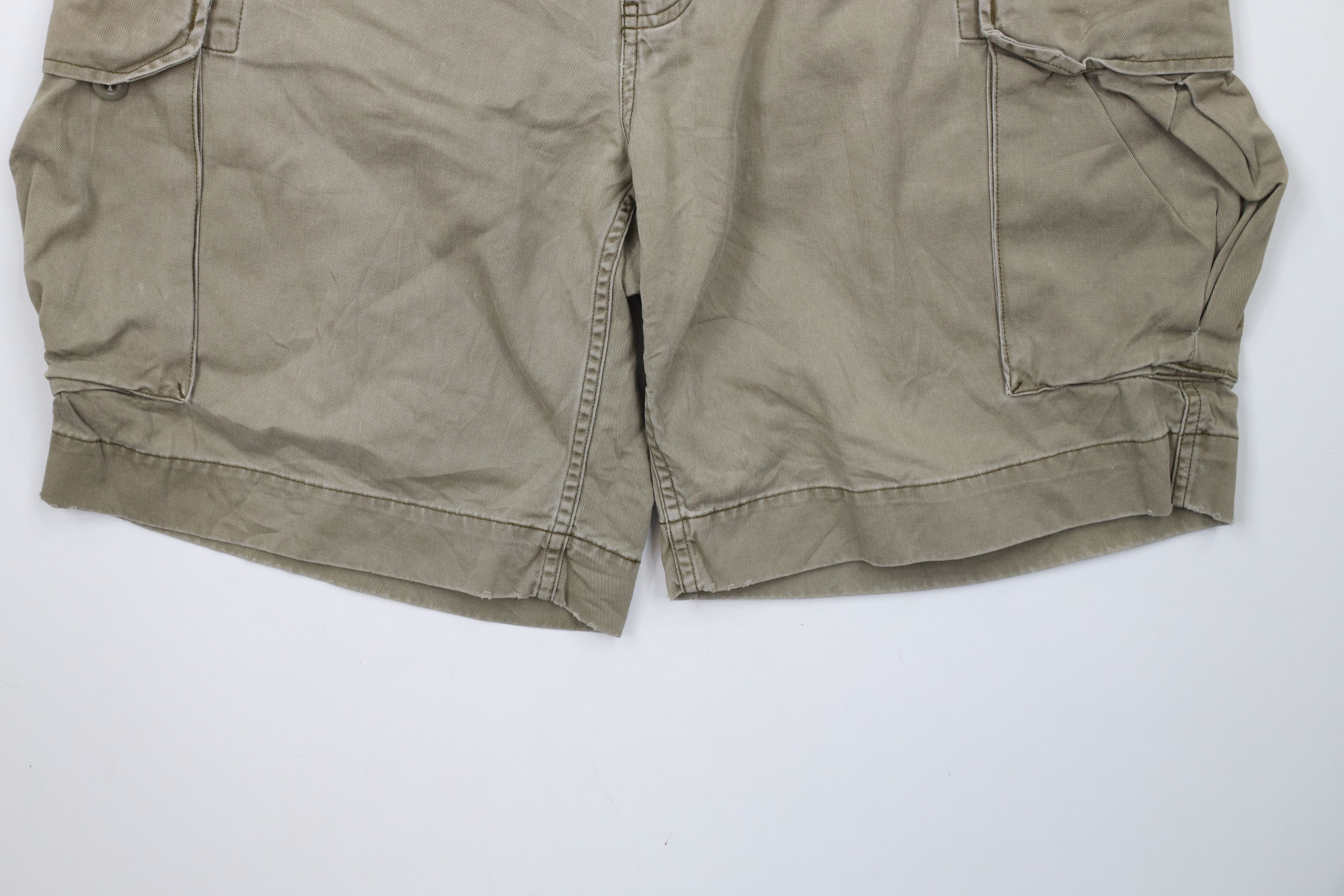 Polo Ralph Lauren Vintage 90s Ralph Lauren Spell Military Cargo Shorts Green Size US 36 / EU 52 - 4 Thumbnail