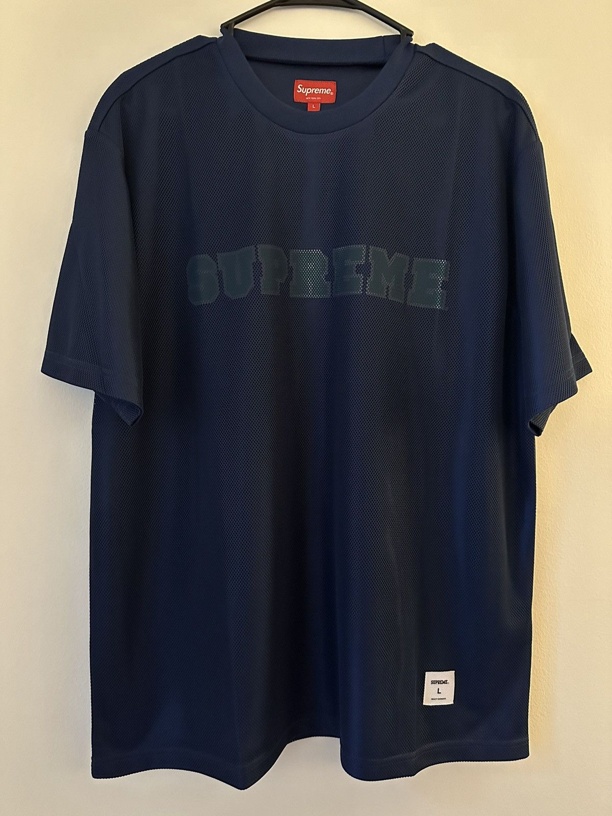 Supreme Supreme Dazzle Mesh S/S Top Tee Size US L / EU 52-54 / 3 - 1 Thumbnail