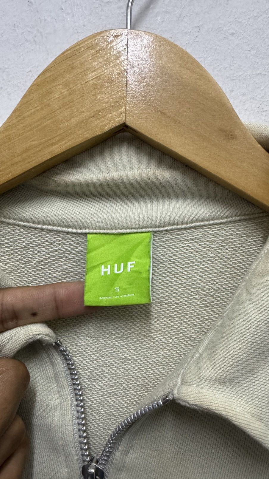 Huf HUF 20 anniversary Quarter Zip Sweatshirt Size US S / EU 44-46 / 1 - 2 Thumbnail